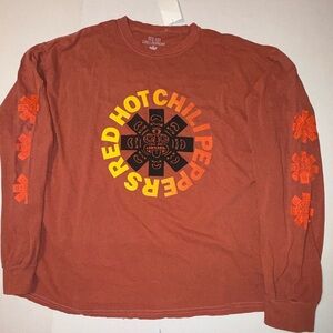 Red Hot Chili Peppers Women’s Rust Long Sleeve Tee